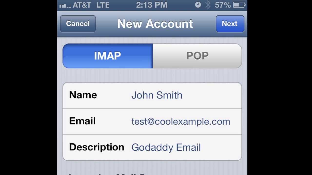 How Do I Add Godaddy Email To Iphone Lifescienceglobal