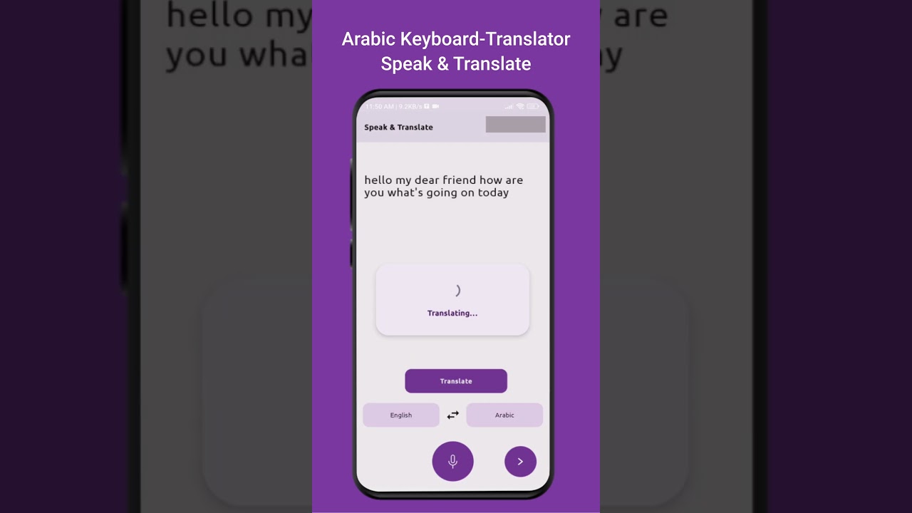 Arabic  Keyboard | English to Arabic Translator [1.4]