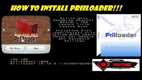 Install Priiloader on the Nintendo Wii!