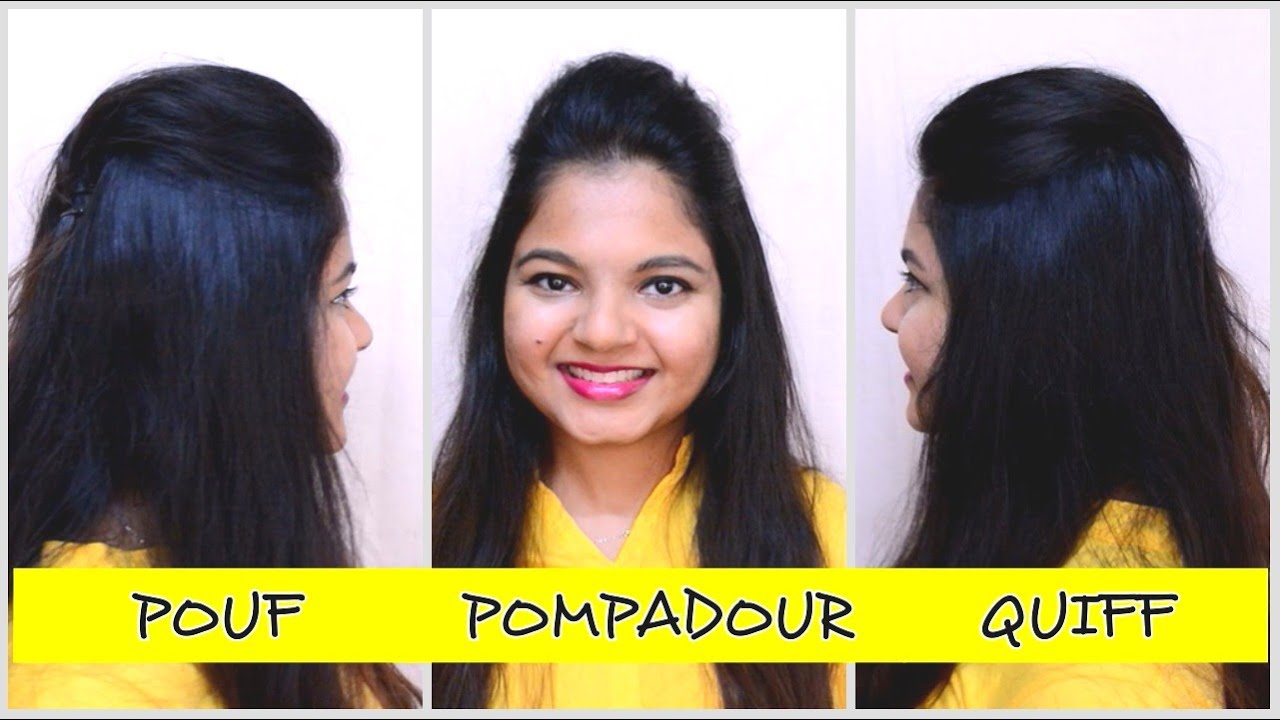 3 Methods for the Perfect Pouf Pompadour / Quiff Easy Hairstyle