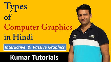 Types of Computer Graphics in Hindi | Kumar Tutorials