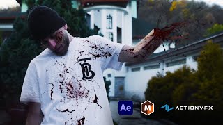 Using VFX to blow up an Arm in After Effects & Mocha