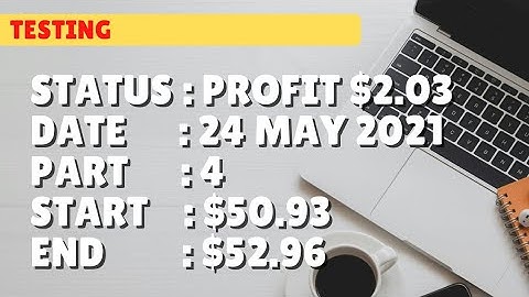 $52.96 PROFIT $2.03 | 24 may 21 p4 | Free Binary Bot Deriv Simple Strategy Trading Profitable
