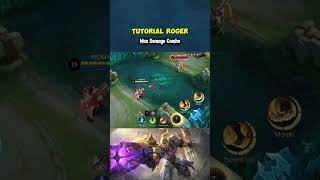 Roger Mobile Legends Max Damage Combo #Tutorial #mobilelegends #MLBBALLSTAR #MLBBCreator