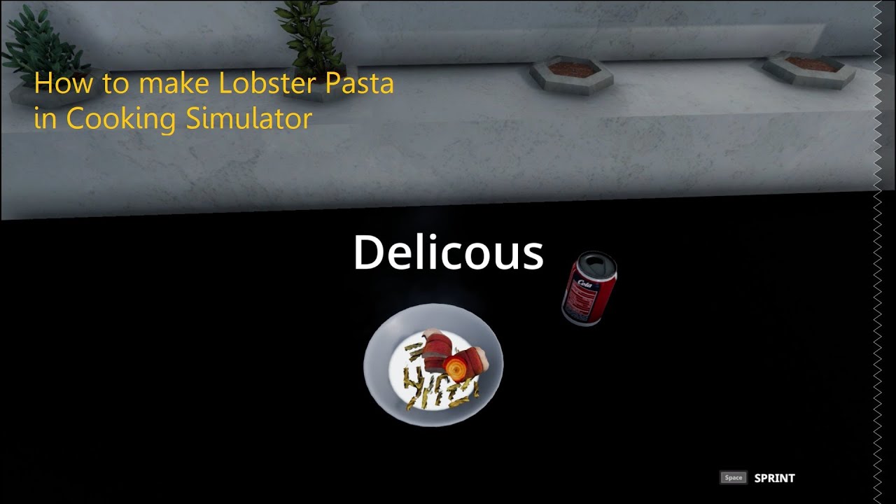 How to make Lobster Pasta in Cooking Simulator YouTube
