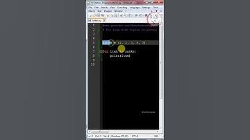 For Loop with tuples in python tamil #python #pythonprograming #coding #python_basics #python_tuples