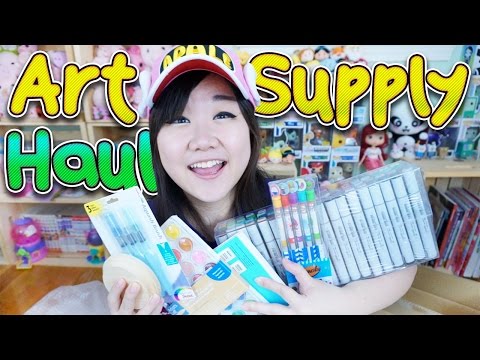 Art Supply Haul - Copics, Sketchbook and more!