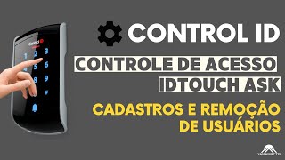 Video Manual Idtouch Control Id - Configuração De Cadastro E Exclusão De Senha E Tag De Aproximação
