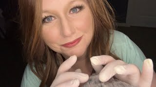 ASMR Whisper Ramble With Glove Sounds | Latex Gloves  | Whispering | What We Do In The Shadows
