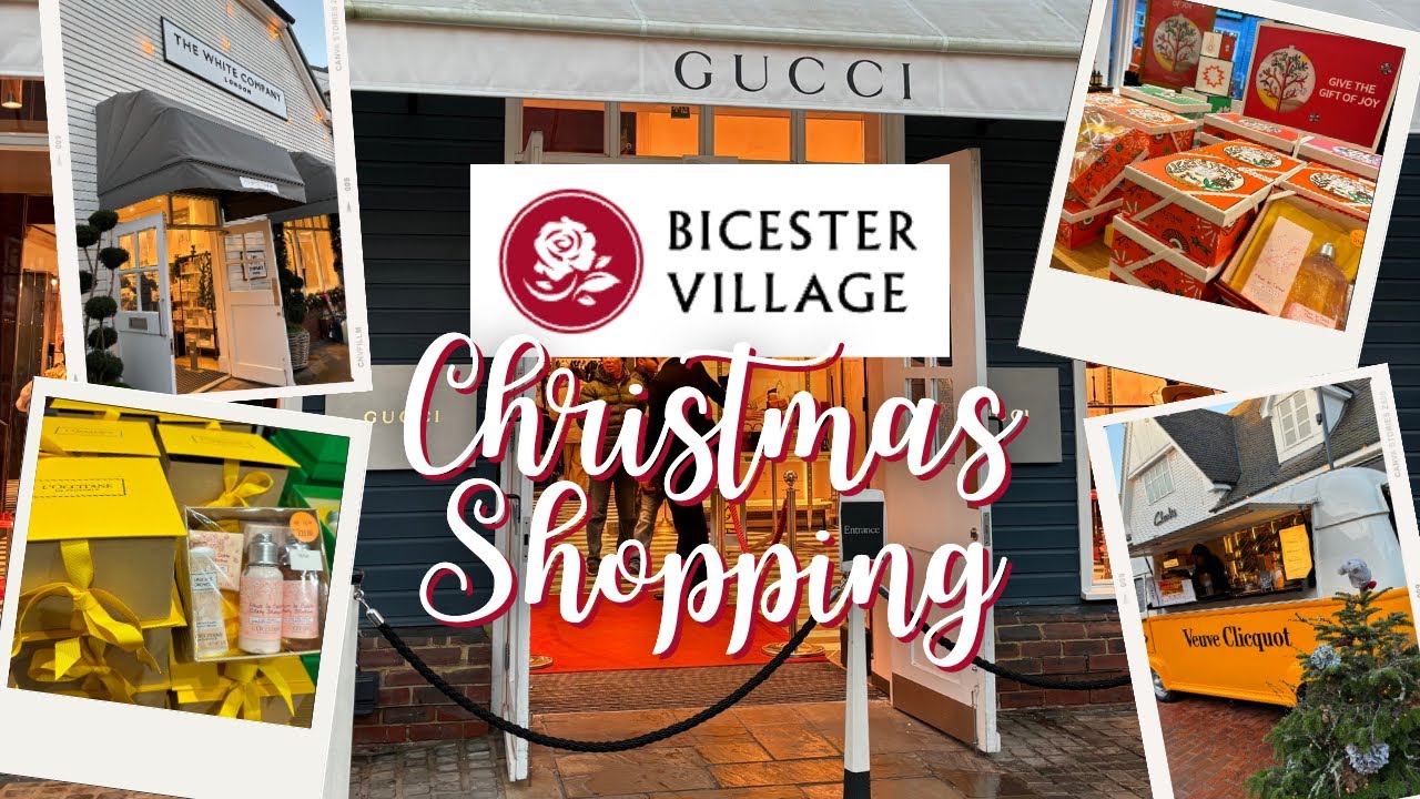 Bicester Village Shopping Vlog Come Luxury Christmas Shopping With Me