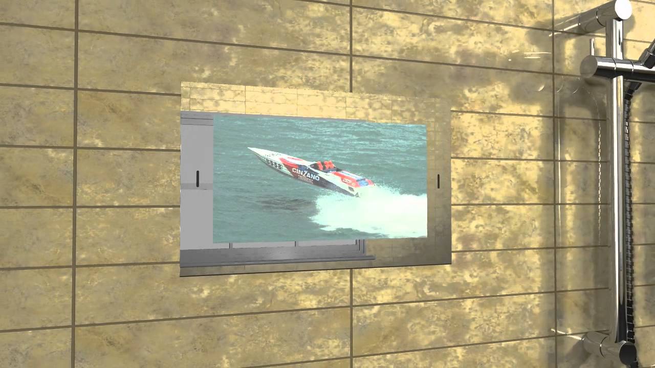Bathroom Waterproof Mirror Television YouTube