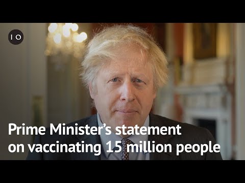 15 million vaccinations across the United Kingdom
