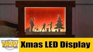 How I make a Xmas LED Light Display Box -  Wacky Wood Works.