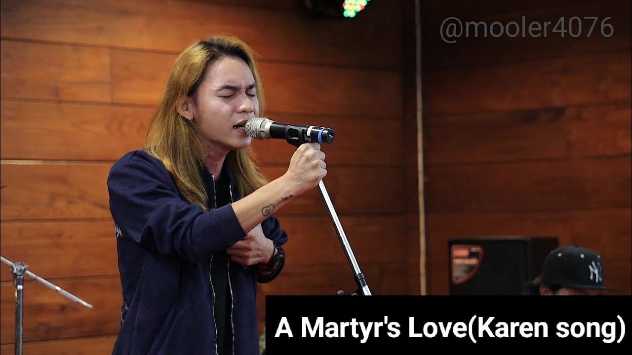 Karen song A Martyr's Love original Saw Black(cover by @mooler-4076 Live performance)
