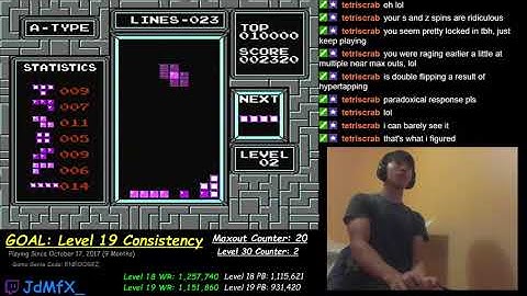 NES TETRIS - Level 31 (Game Genie) - 8/1/2018