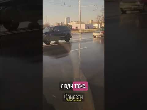 ❗️Центральный проспект Минска затоплен! #беларусь #новости #лукашенко #новостибеларуси