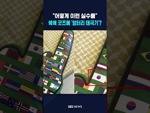 태극기 모양이 왜 저래?? #shorts