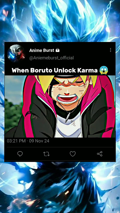 When Boruto Unlock Karma 😱 || #shorts #shortvideo #naruto #narutoshippuden #boruto #karma #viral