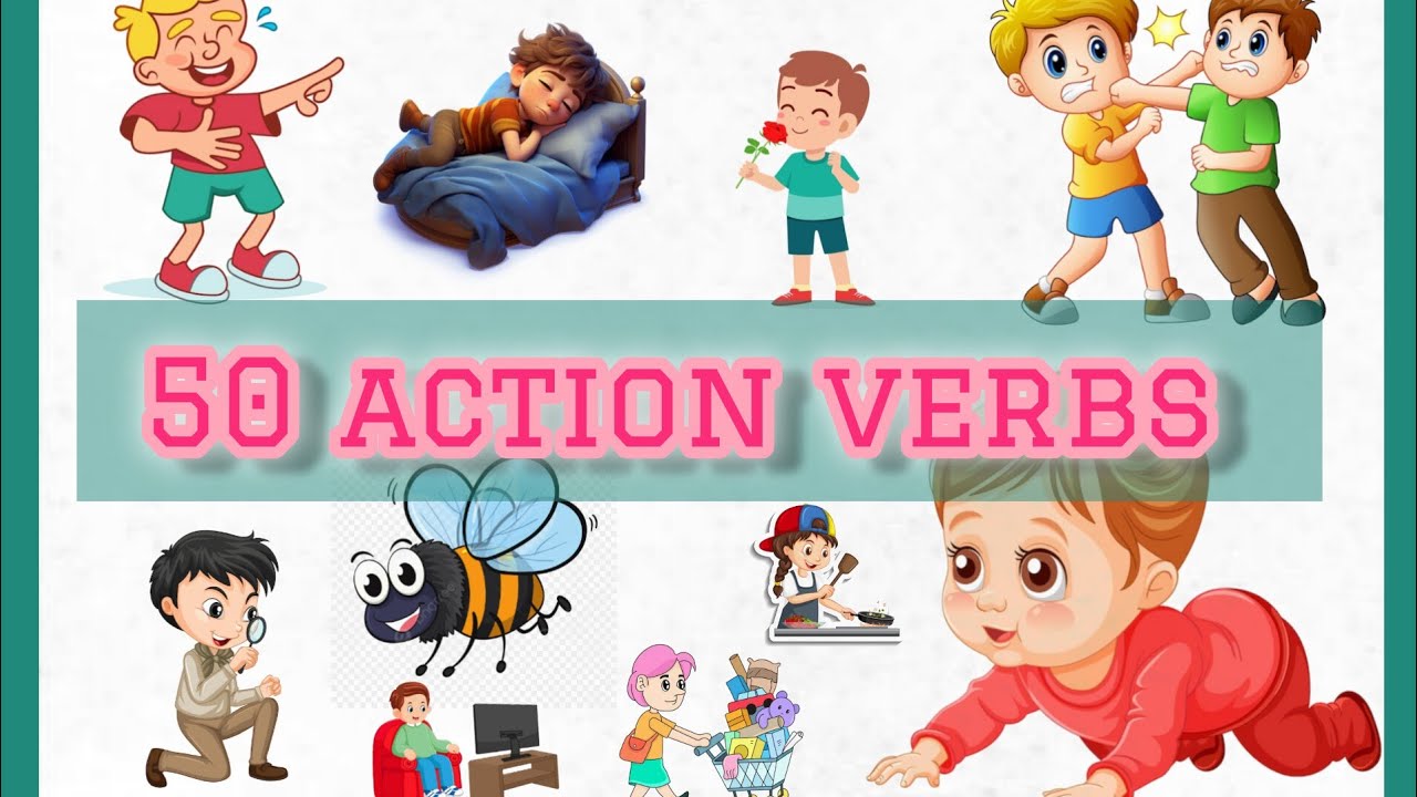 Action Verbs for Kids | Learn with Fun! - YouTube