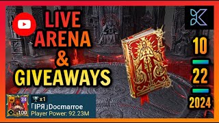 Raid Shadow Legends - Live Arena - Top 1 - Ipr Docmarroe - Giveaways