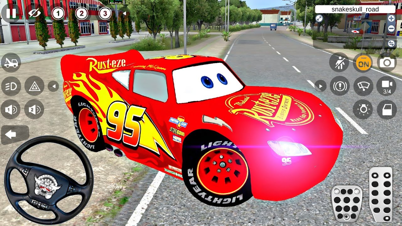 Yeni Şimşek Mcqueen Araba Oyunu 🚗 New Lightning McQueen Mod - Android GamePlay