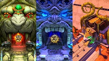 Temple Run 2 Lost Jungle VS Frozen Shadows VS Blazing Sands Android iPad iOS Gameplay #2