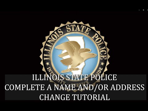 ISP Complete a Name and/or Address Change Tutorial