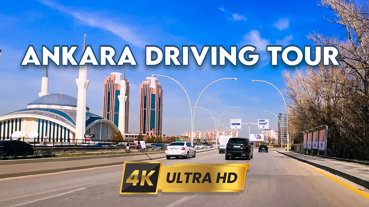 Ankara Sürüş Turu: Beytepe - Bilkent Civarından Söğütözü | 4K 50FPS Driving Tour
