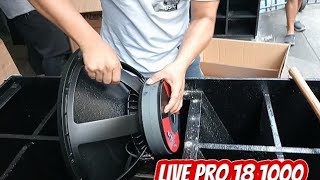 LIVE PRO 18 1000WATTS SOUND TESTING