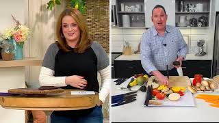 Chef Robert Irvine 4-pc Nonstick Cutlery Set with Sheaths on QVC
