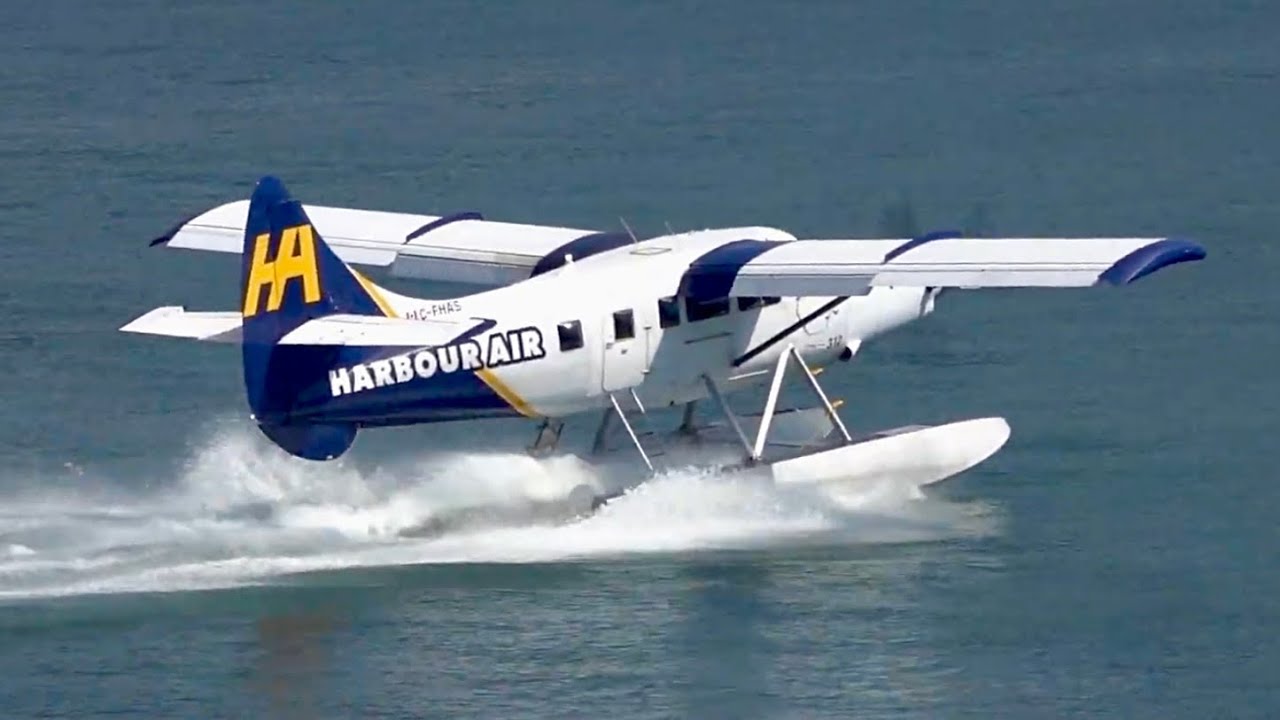 Seaplane Power: De Havilland Otter & Beaver Takeoff | Takeoff at Vancouver 