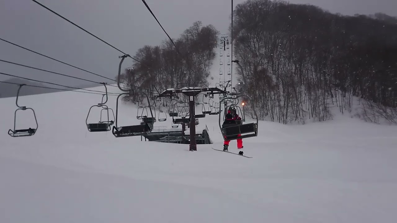 奥利根スノーパーク　第2ペアリフトB線