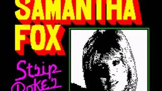 Samantha Fox Strip Poker ~ ZX Spectrum screenshot 4