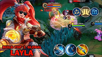 LAYLA USERS TRY THIS BURST DAMAGE HACK BUILD FOR 2025!🔥(must try) - BUILD TOP 1 GLOBAL LAYLA