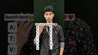 ❤️‍🔥Apne name ka first letter choose karo🥰Choose any one latter😘Select any one #shorts