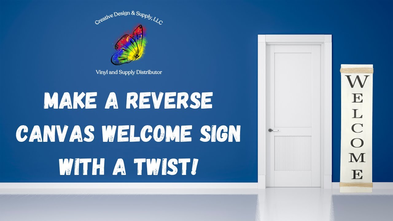 Duke Welcomesign Reverse Text Make a Reverse Canvas Welcome Sign With A Twist That Will Last in All ...