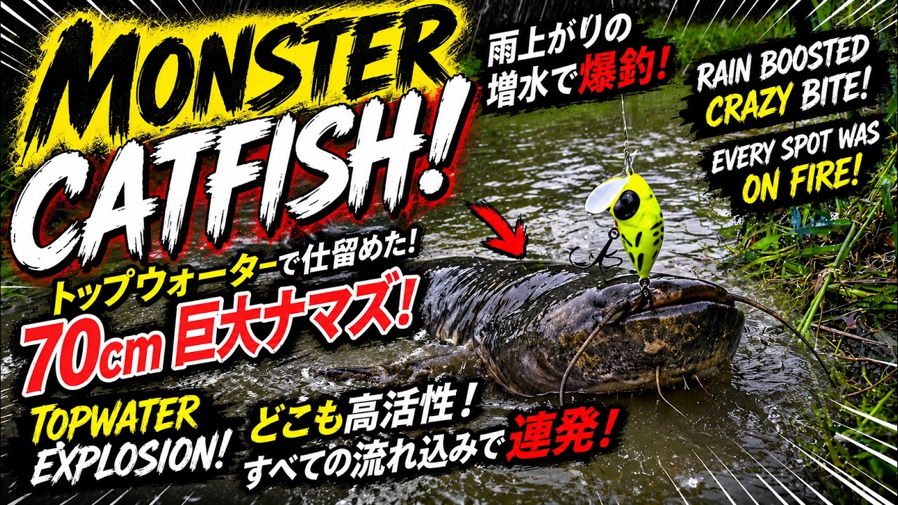 【デイナマ】水面爆裂!雨上がりはヤバすぎる!