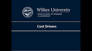 Cost drivers