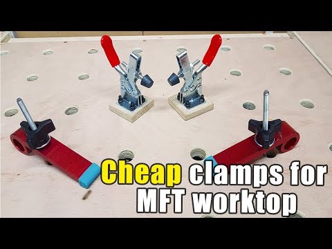 toggle-clamp-and-t-track-clamp-upgrade-for-mft-style-workbench.-cheap-clamping-solution-for-mft-top.