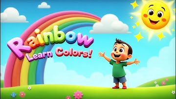 Rainbow Colors Song 🌈 | Learn Colors with Fun 3D Animation for Kids | Educational Rhyme #trending