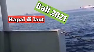Story wa di laut Bali sambil lihat kapal