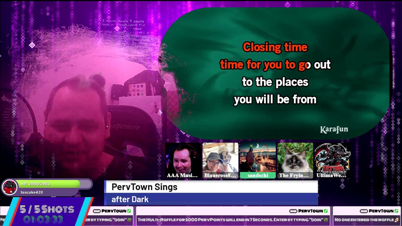 Online Karaoke?! BE OUR STAR! !discord ~~ [ENG/GER] ~~ PervTown Sings LIVE!