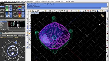 cushion square kolet jewelry cad design rhino cad matrix gemvision ma  kaisa banaya