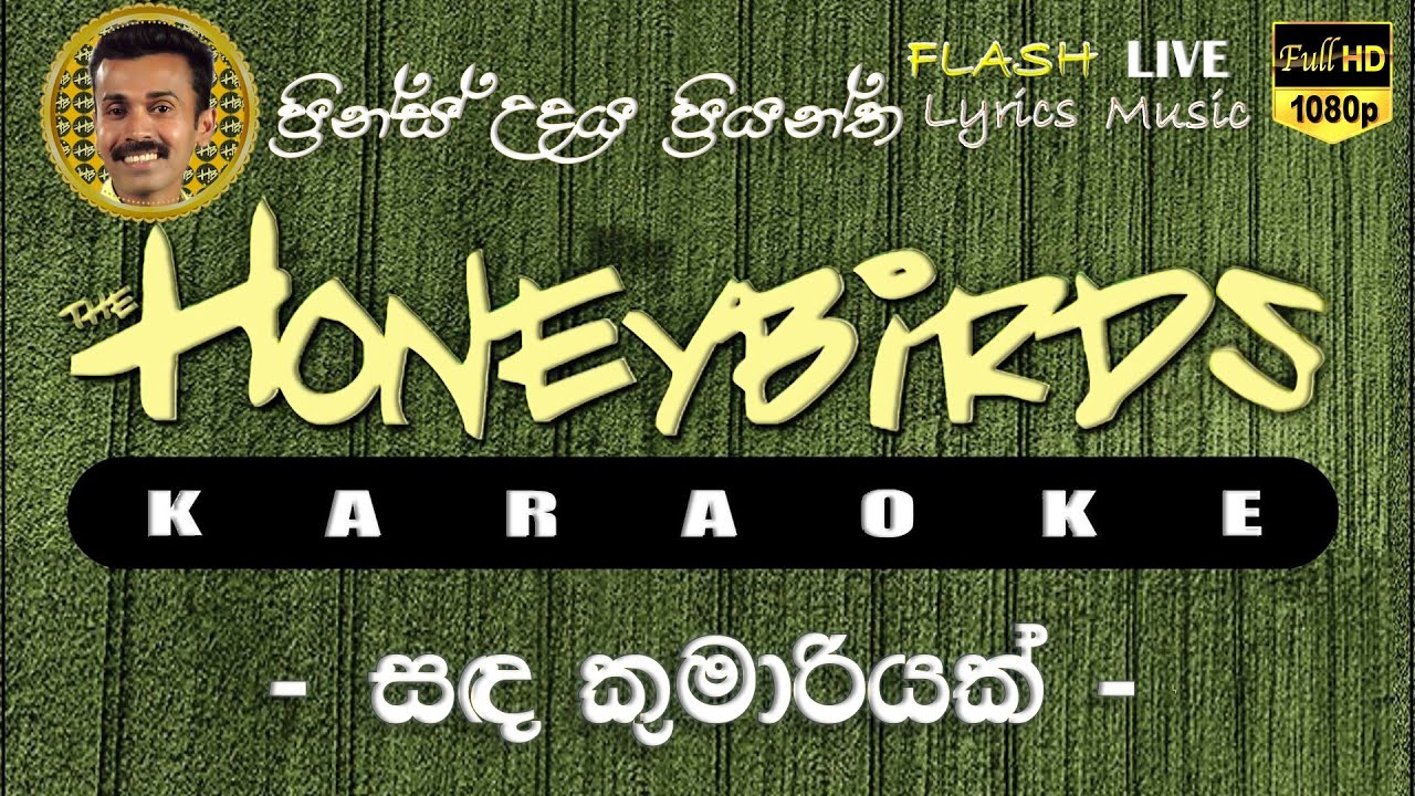Sada Kumariyak Digeka Yanawa karaoke (Without Voice) සඳ කුමාරියක් දීගෙක යනවා කැරෝකේ