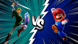 Mario VS Link Sprite Animation