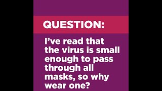 Can the Coronavirus Pass Through My Mask? | UPMC