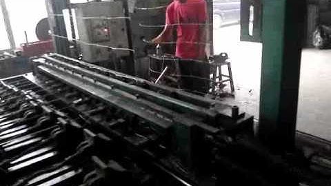 video of field fence machine