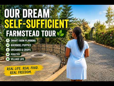 Our Dream Self-Sufficient Farmstead Tour 🌿 | Smart Farm Planning, Kennel, Orchard & Poultry