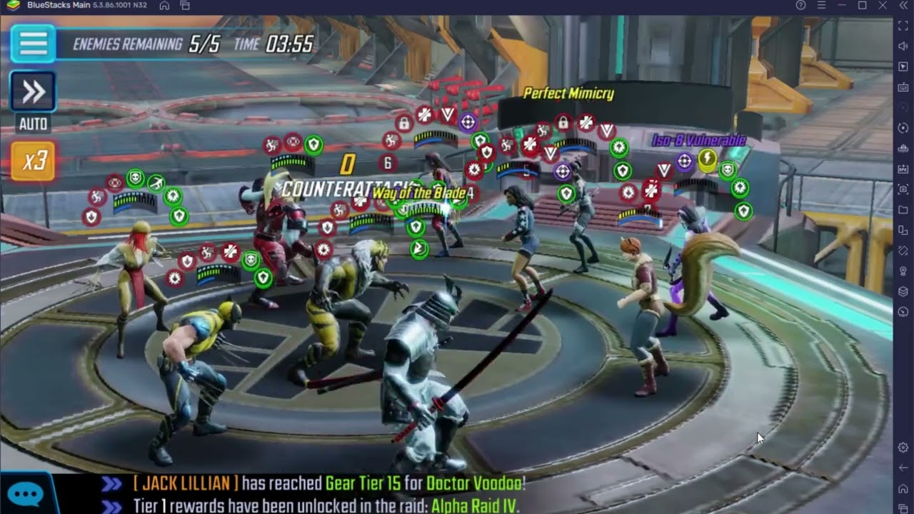 MSF Alliance War Weapon X [730k] vs Young Avengers [919k] YouTube