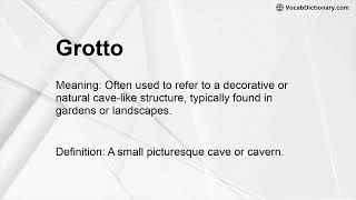 Grotto Meaning